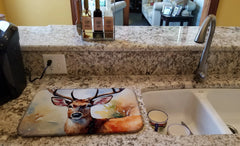 Deer Dish Drying Mat