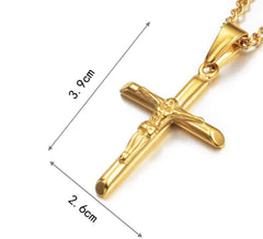 Gold Plated Cross Necklace