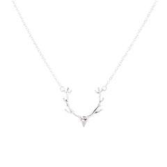 Deer Antlers Pendant Necklace