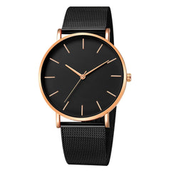 Mesh Belt Ultra-Thin Fashion Wrist Watch