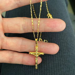 Gold Plated Cross Necklace