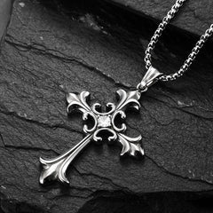 CZ Stone Cross Necklace