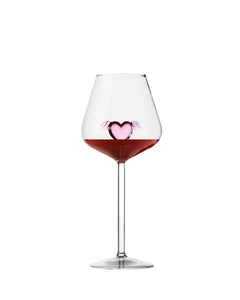 Heart Wine Glass