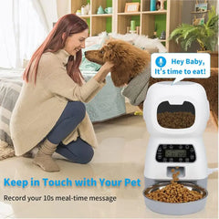 Automatic Dog or Cat Feeder