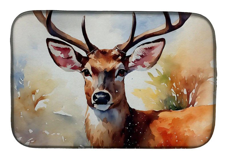 Deer Dish Drying Mat