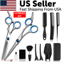 Professional Hair Cutting Thinning Scissors Barber Shears Hairdressing Salon Set