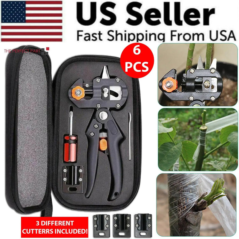 Garden Tree Grafting Knife Pruning Pruner Shears Snip Scissors Cutting Tool Kit