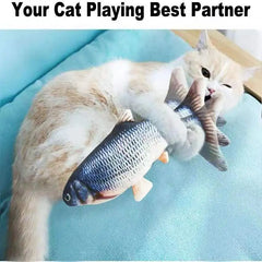 Realistic Fish Chew Toy for Cats